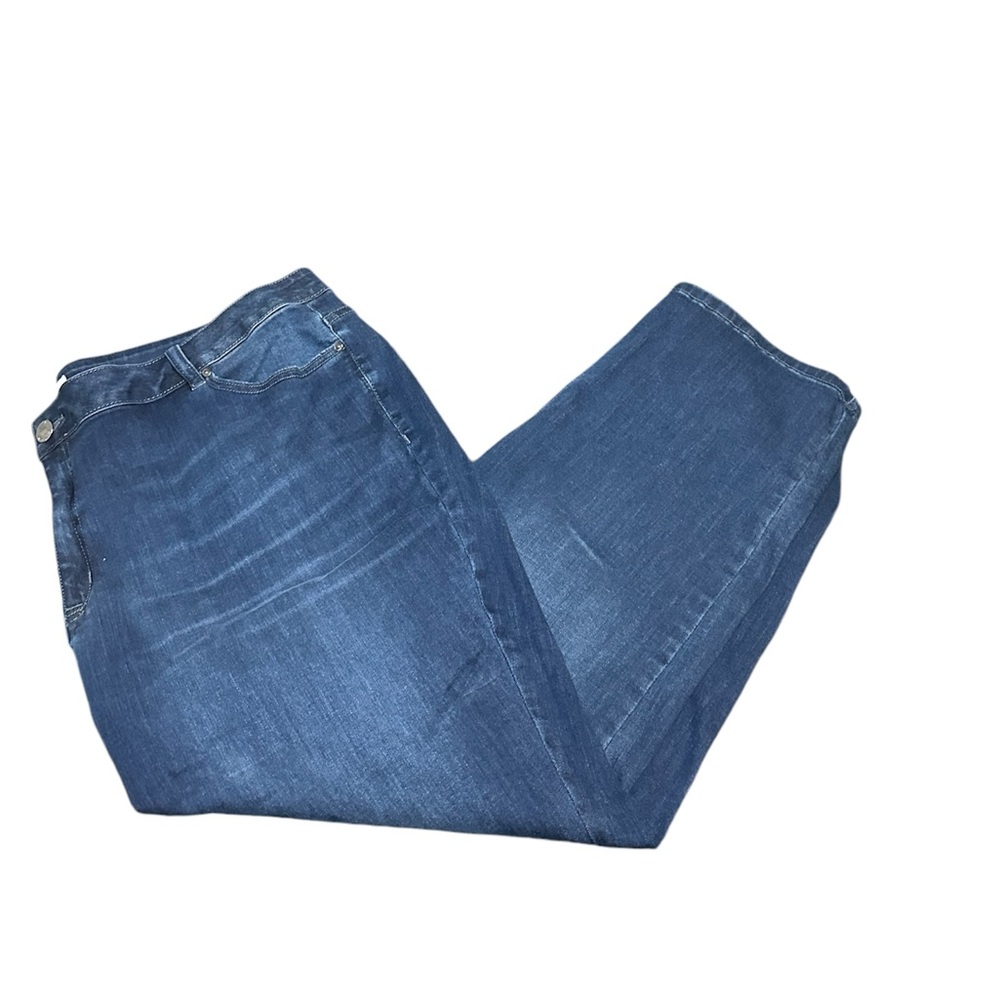 Lane Bryant Flex Magic Waistband Signature Fit Mid Rise Straight Jeans Size 26S